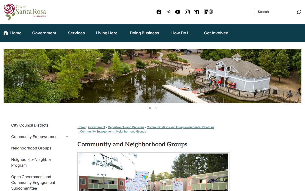 Santa Rosa neighbors neighborhood groups and community contacts